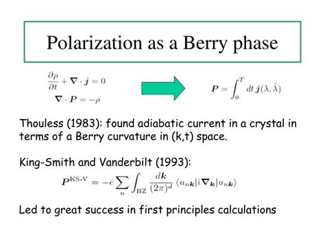 berry phase polarization.